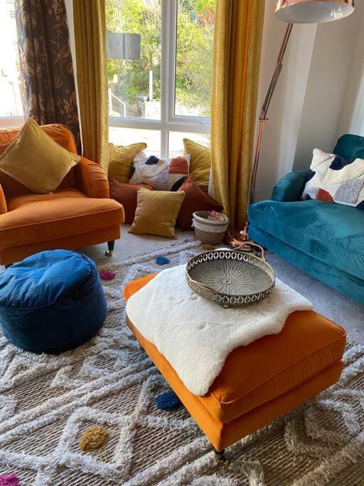 Luxury Modern 1Bed Sea View Apartment Rhôs-on-Sea Eksteriør bilde