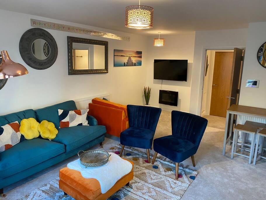 Luxury Modern 1Bed Sea View Apartment Rhôs-on-Sea Eksteriør bilde