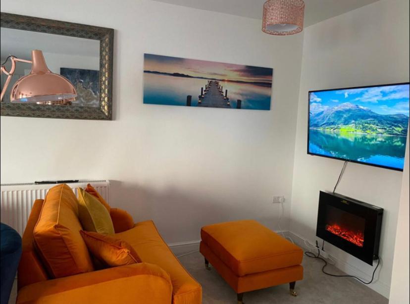 Luxury Modern 1Bed Sea View Apartment Rhôs-on-Sea Eksteriør bilde